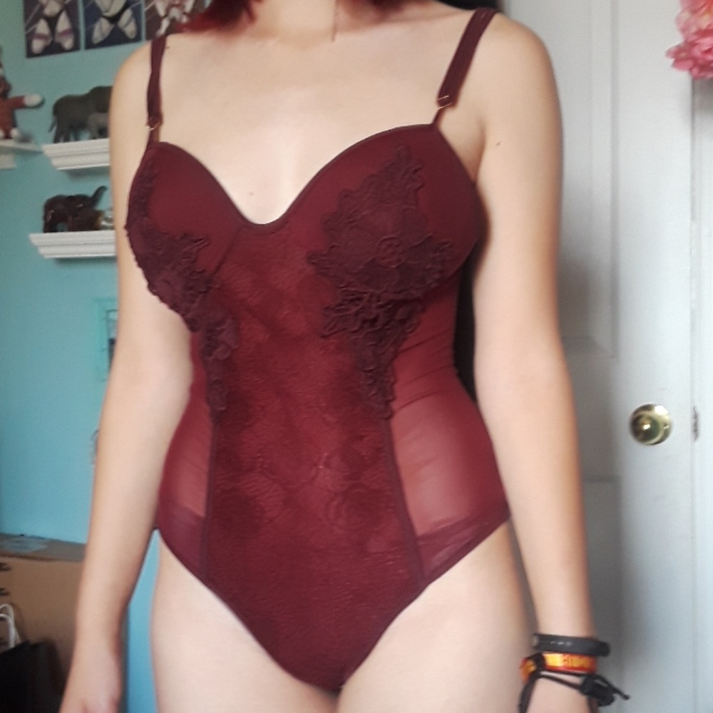 A lace bodysuit